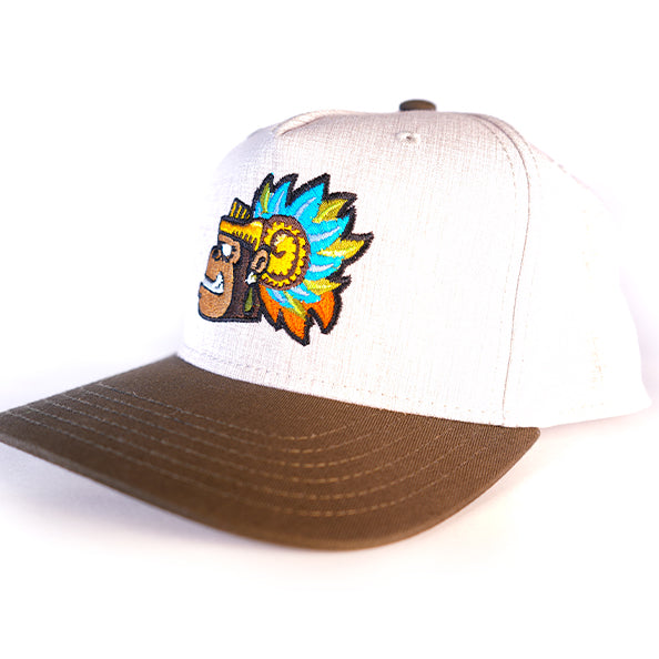 Gorra Quetzalcoatl blanca