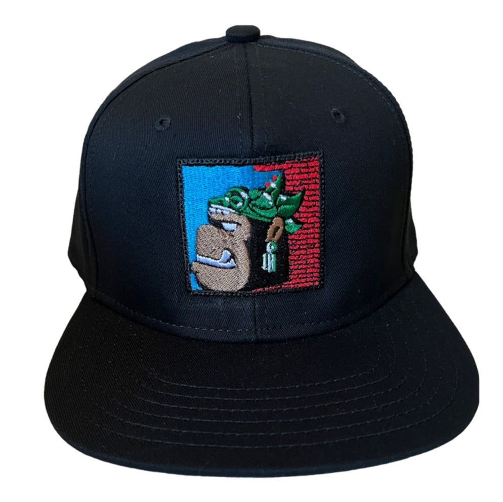 Gorra Rana negra plana