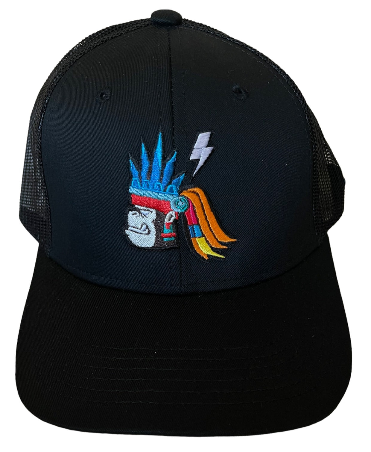 Gorra Tláloc negra malla